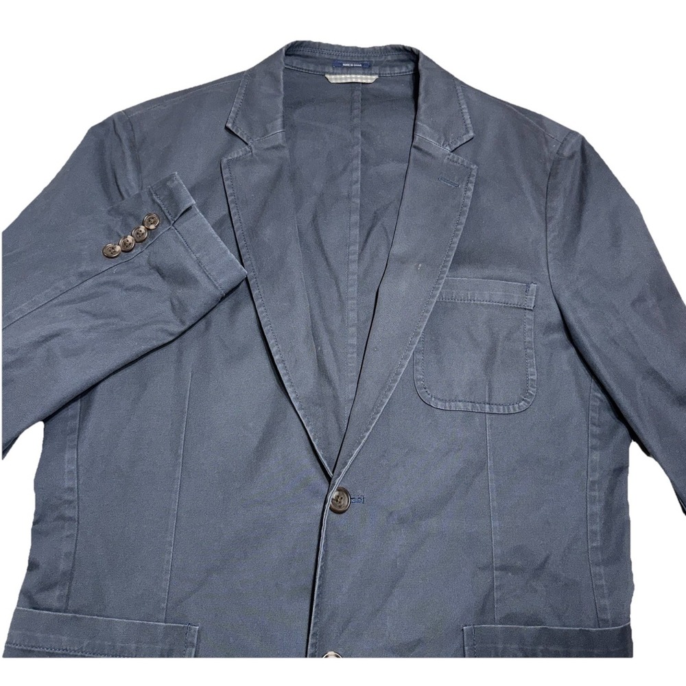 Bonobos Blazer Sport Coat Jacket Mens Small Navy Blue Two Button Pockets Unlined